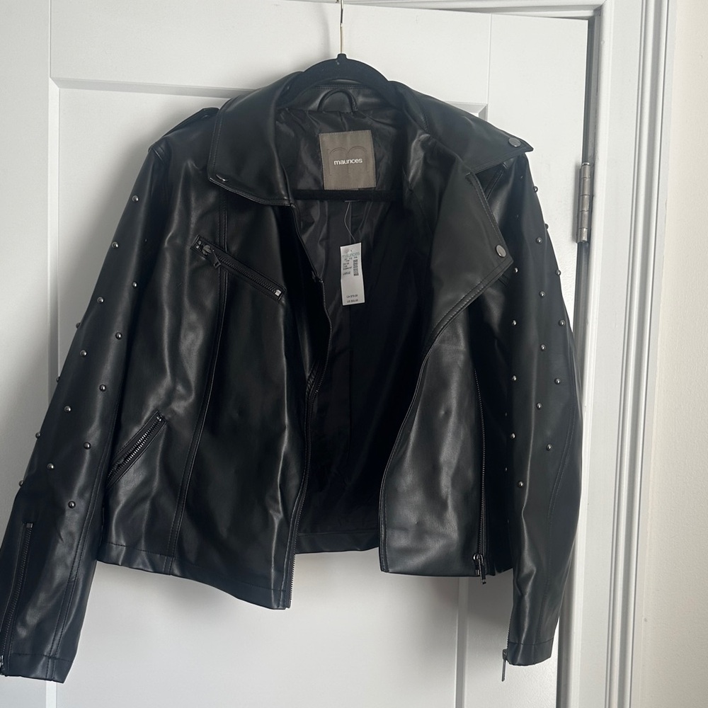 Maurices Black Studded Jacket